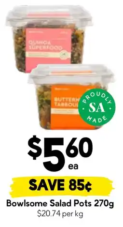 Drakes Bowlsome Salad Pots offer