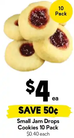 Drakes Small Jam Drops Cookies offer