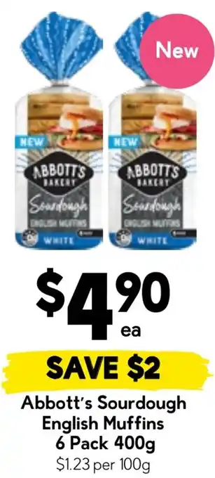 Drakes Abbott's Sourdough English Muffins offer