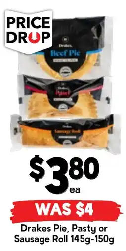 Drakes Drakes Pie, Pasty or Sausage Roll offer
