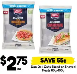 Drakes Don deli cuts sliced or shaved meats offer