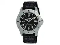 Bevilles Jewellery Lorus Sports Black Dial Silver Case Watch offer