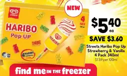 Drakes Streets Haribo Pop Up Strawberry & Vanilla offer