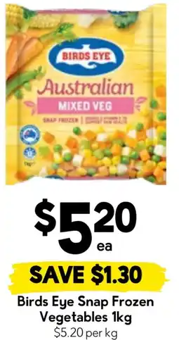 Drakes Birds Eye Snap Frozen Vegetables offer