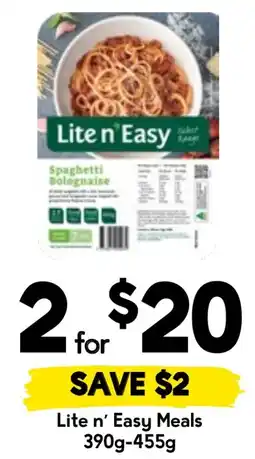 Drakes Lite n' Easy Meals offer