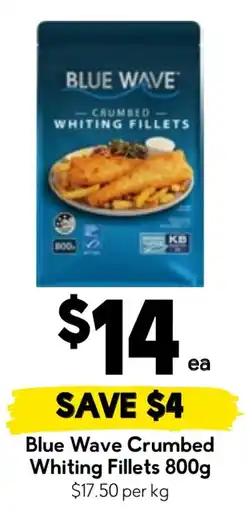 Drakes Blue Wave Crumbed Whiting Fillets offer