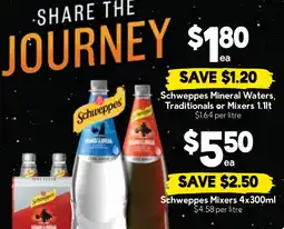 Drakes Schweppes Mixers offer