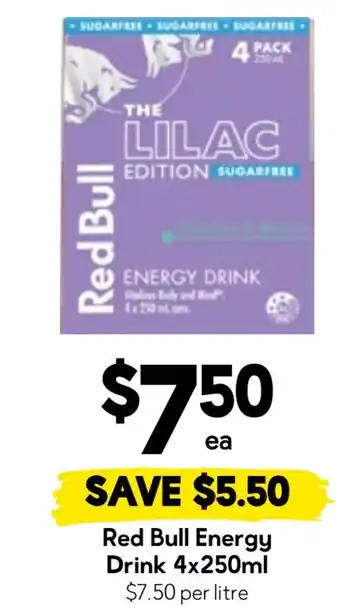 Drakes Red Bull Energy Drink offer