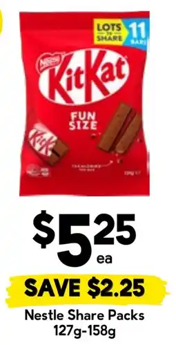Drakes Nestle Share Packs offer