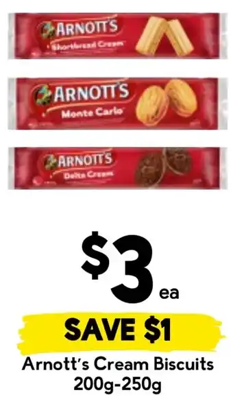 Drakes Arnott's Cream Biscuits offer