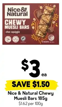 Drakes Nice & Natural Chewy Muesli Bars offer