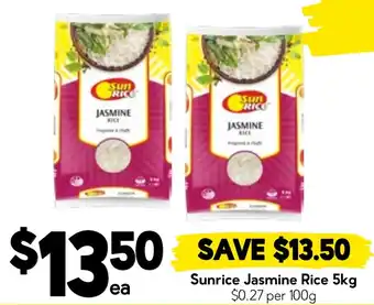 Drakes Sunrice Jasmine Rice offer