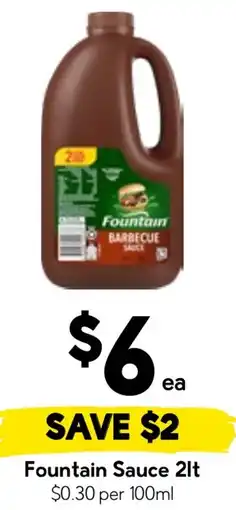 Drakes Fountain Sauce offer