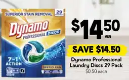 Drakes Dynamo Professional Laundry Discs offer