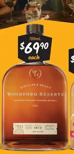 Cellarbrations Woodford reserve offer