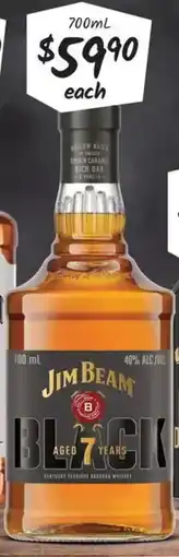 Cellarbrations Jim Beam Black Label Bourbon offer