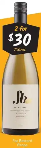 Cellarbrations Fat Bastard Range offer