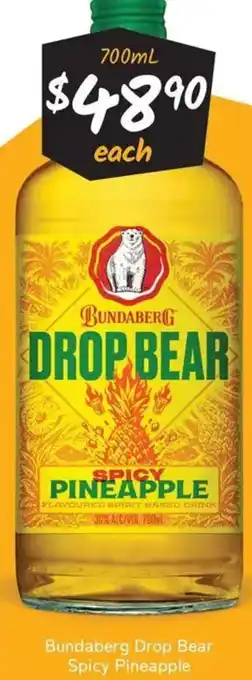 Cellarbrations Bundaberg Drop Bear Spicy Pineapple offer
