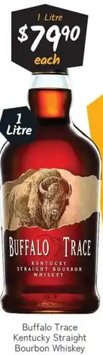 Cellarbrations Buffalo Trace Kentucky Straight Bourbon Whiskey offer