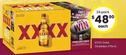 The Bottle O XXXX Gold Stubbies offer