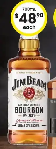 The Bottle O Jim Beam White Label offer