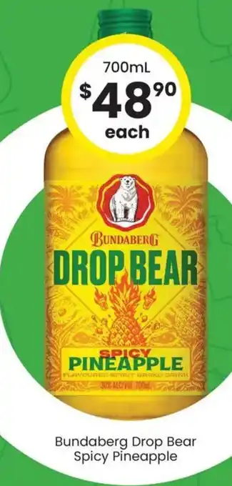 The Bottle O Bundaberg Drop Bear Spicy Pineapple offer