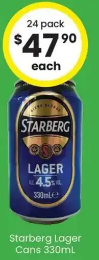 The Bottle O Starberg Lager Cans offer