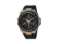 Bevilles Jewellery Casio G Shock Analog-Digital Black Gold Watch GSTS300G-1A9 offer