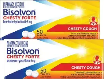 Bisolvon Chesty Forte 50 Tablets