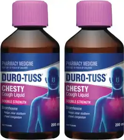 Discount Drug Stores Duro-Tuss Chesty Cough Liquid Double Strength offer