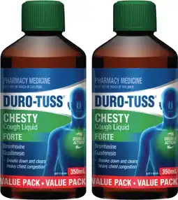 Discount Drug Stores Duro-Tuss Chesty Cough Liquid Forte Value Pack offer
