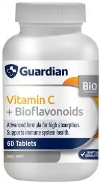 Discount Drug Stores Guardian Vitamin C + Bioflavonoids 60 Tablets offer