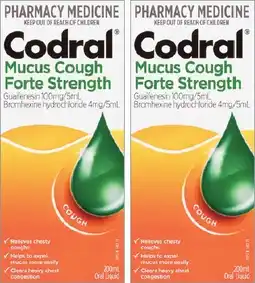 Discount Drug Stores Codral Mucus Cough Forte Strength Oral Liquid offer