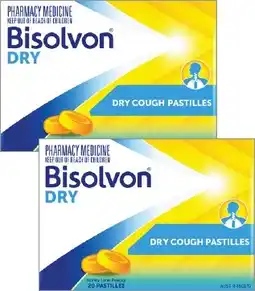 Discount Drug Stores Bisolvon Dry Cough Pastilles offer
