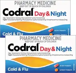 Discount Drug Stores Codral Cold & Flu Day & Night 48 Tablets offer