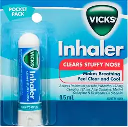 Discount Drug Stores Vicks Inhaler Pocket.5mL offer