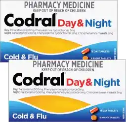 Discount Drug Stores Codral Cold & Flu Day & Night 24 Tablets offer