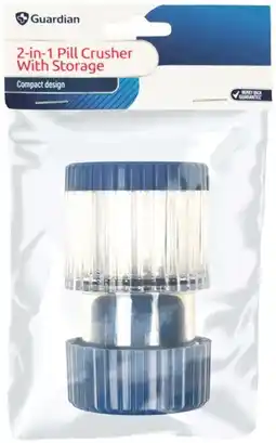 Discount Drug Stores Guardian 2-In-1 Pill Crusher With Storage offer
