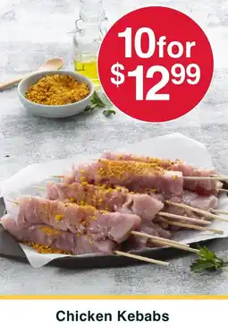 Australian Butchers Store Chicken Kebabs offer