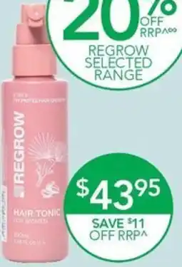 Terry White Regrow Women's Treatment Hair Tonic offer