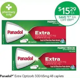 Terry White Panadol Extra Optizorb offer