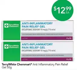 Terry White TerryWhite Chemmart* Anti Inflammatory Pain Relief Gel offer