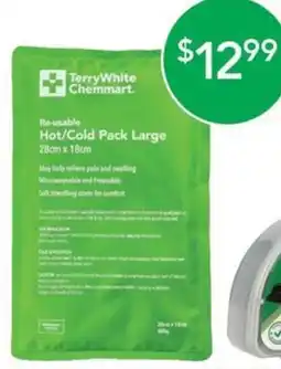 Terry White TerryWhite Chemmart* Hot/Cold Gel Pack Large offer