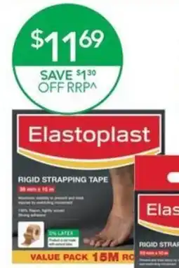 Terry White Elastoplast* Rigid Strapping Tape offer