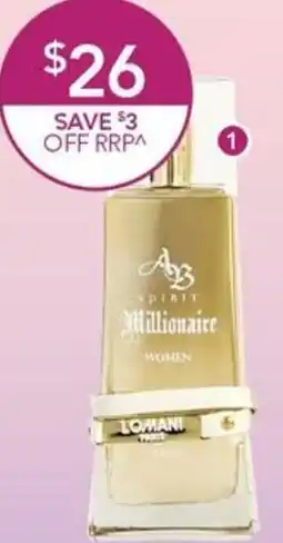 Terry White Lomani AB Spirit Millionaire Women EDP Spray offer