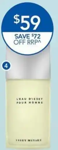 Terry White Issey Miyake L'Eau d'Issey Pour Homme EDT Spray offer
