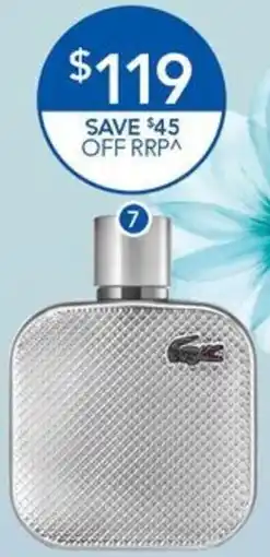 Terry White Lacoste L.12.12 Silver Grey EDP Spray offer