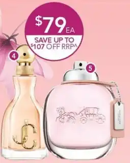 Terry White Jimmy Choo I Want Choo EDP Spray or Coach EDT Spray offer