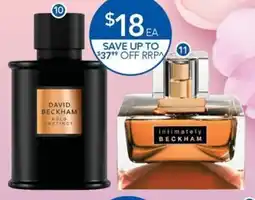 Terry White David Beckham Bold Instinct EDP Spray or David Beckham Intimately for Him EDT Spray offer