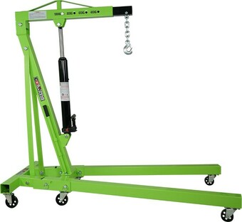 Autobarn Extreme Garage Neon Green Folding Engine Crane 1000KG offer